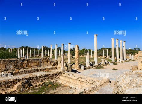 Salamis Roman Ruins Gazimagusta Famagusta Ammochostos Northern