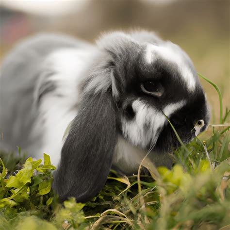 Baby Rabbits On Grass · Creative Fabrica