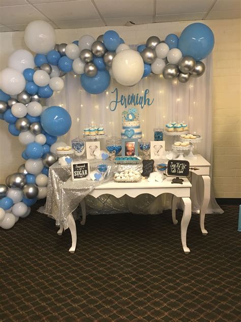 Boy Baby Shower Baby Shower Balloons Blue Baby Shower Decorations