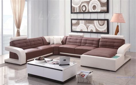Excellent italian craftsmanship, triple motion functions and high visual and seating comfort characterize this sofa. Chine Sofa en cuir réglé de salle de séjour de sofa ...