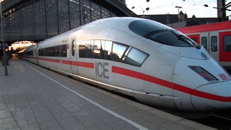 Ice 515 Nach München Bei Der Abfahrt In Köln Youtube