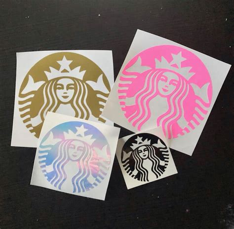 Starbucks Logo Decal Customizable Coffee Lover Decal Etsy