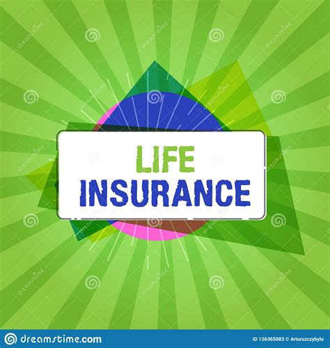 Handwriting Text Writing Life Insurance Concept Meaning Payment Of
