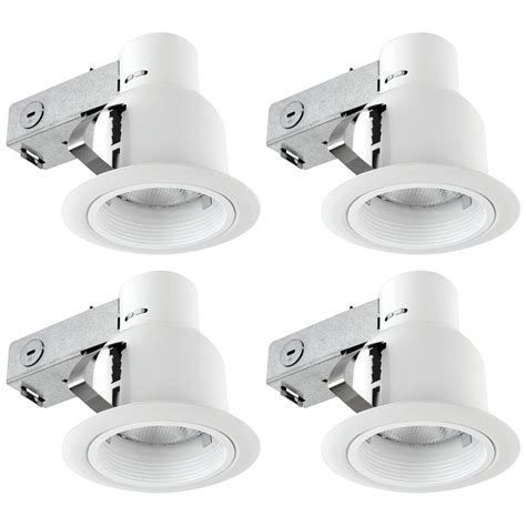 Recessed led deck light kits with black protecting shell φ32mm,smy in ground outdoor landscape lighting ip67 waterproof,12v low voltage for garden,yard steps,stair,patio,floor,kitchen decoration 315 $51 99 ($3.25/count) Globe Electric 4 in. White Recessed Outdoor Baffle ...