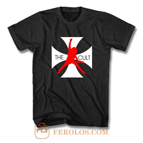 The Cult Rock Band Logo T Shirt Feroloscom