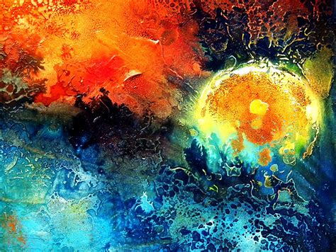 Celestial Body Abstract Inner Soulart Abstract Soul Art Painting