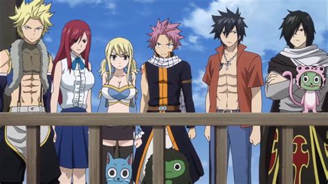 Sabertooth Guild Sting And Rogue With Their Exceeds Fairy Tale Anime