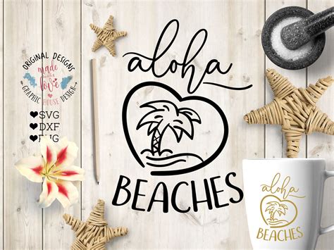 Aloha Beaches Svg Svg Files Summer Svg Beach Svg Hawaii Etsy