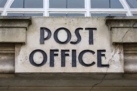 Vintage Post Office Sign Stock Photo Image Of Sign 178110636