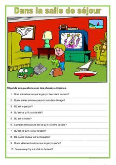 French Physical Description : Worksheet | Teaching Resources | French ...