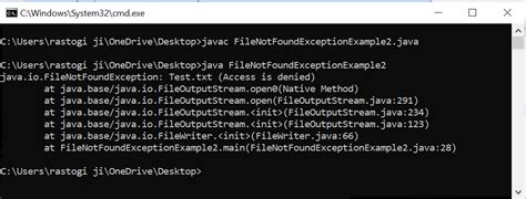 FileNotFoundException In Java Javatpoint