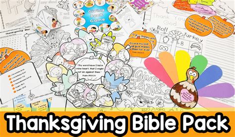 Thanksgiving Bible Printables And Crafts Christian Preschool Printables