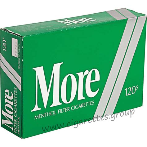 More Menthol 120s Soft Pack Cigarettes Cigarettesgroup