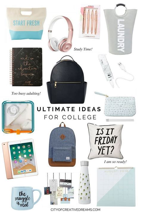 College Essentials For School And Dorm City Of Creative Dreams
