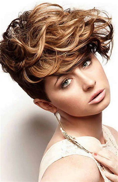 How to cut curly short layered haircut tutorial cutting technique for curly hair short womens haircut on curly hair tutorial. 20 Hottest Curly Pixie Cut for Beautiful Women - Haircuts ...