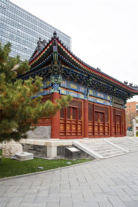 Asian Chinese Beijing Financial Street Modern Architecture