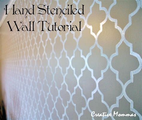 Creative Mommas Stenciled Wall
