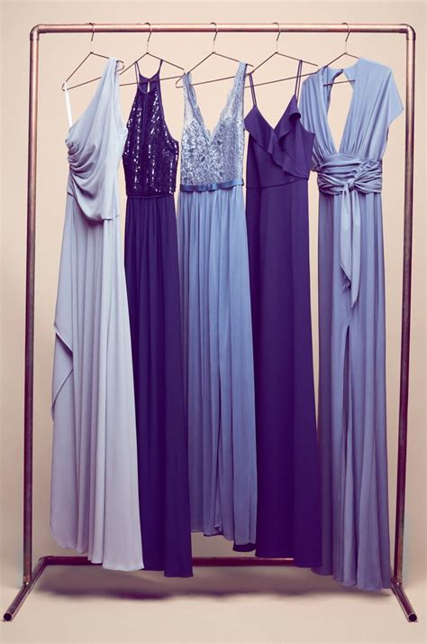 Francis dusty blue wedding dress by li bright wedding dress. New Color Alert: Dusty Blue Bridesmaid Dresses - David's ...
