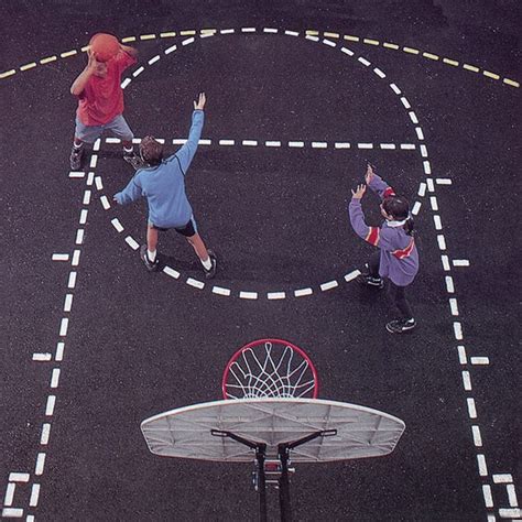 Basketball Court Stencil Kits Pro Sports Equip
