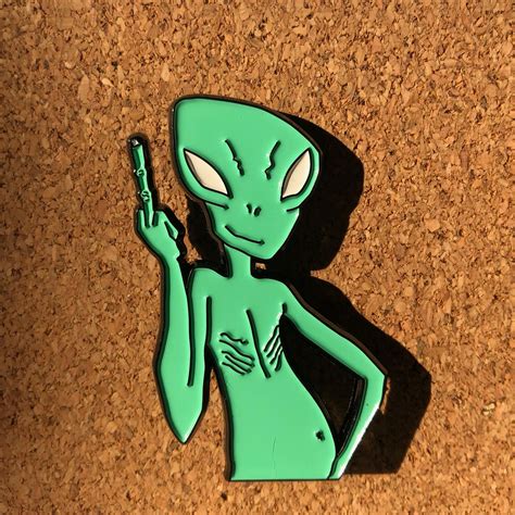 Alien Pin Etsy