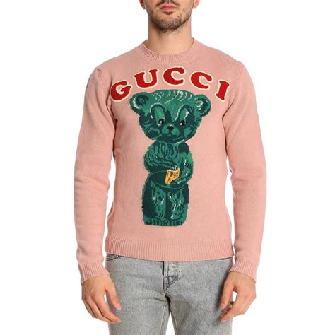 Sweater Men Gucci Sweater Gucci Men Pink Sweater Gucci 523013 X9u53