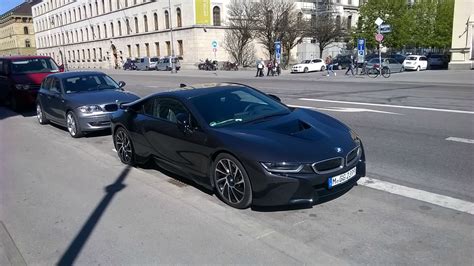 All Black Bmw I8 Munich Germany Exoticspotting