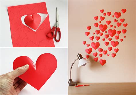 How To Make 3d Paper Hearts Diy And Crafts Handimania