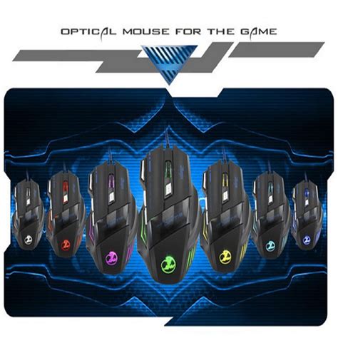 Zelotes T80 X 5500dpiwired Gaming Mouse 7 Buttons Optical Professional