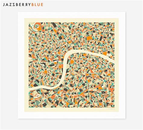 London City Street Map Giclée Fine Art Prints And Rolled Etsy Uk City