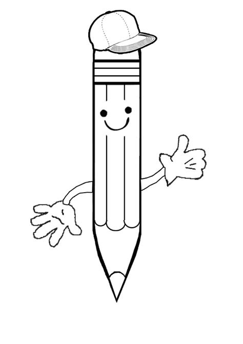 Pencil Colouring Page Activities Kidspot