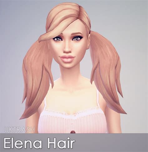 Sims 4 Pigtails Hair Cc 2024 Hairstyles Ideas