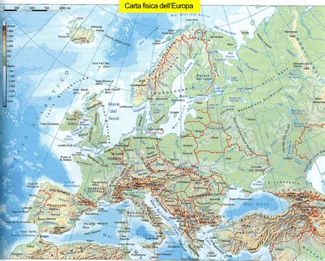 Cartina Fisica Europa Da Stampare A Cartina Idrografica Italia Sexiz