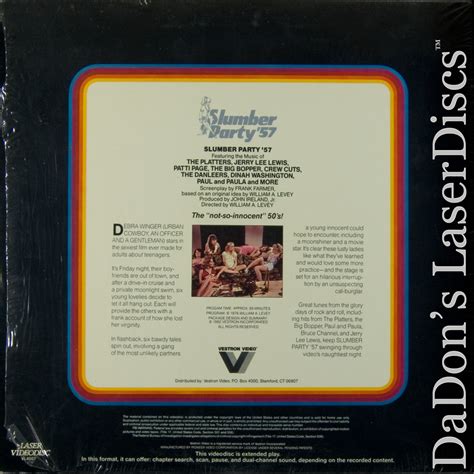 Slumber Party 57 Laserdisc Rare Laserdiscs Not On Dvd
