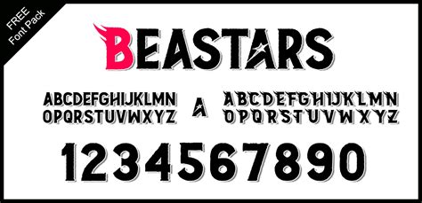 Font Pack Beastars By Mucrush On Deviantart