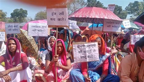 झारखंड के गांवों में ड्रोन सर्वे पर प्रतिबंध जनता के प्रतिरोध की जीत Sangharsh Samvad