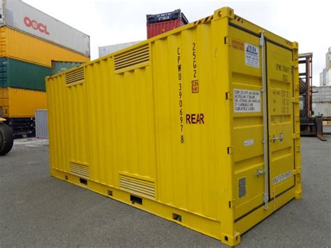 20ft High Cube Dangerous Goods Container With Heavy Duty Shelving Abc