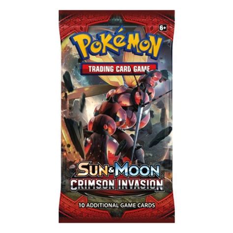 Pokemon Sun And Moon Crimson Invasion Trading Card Game Booster 1