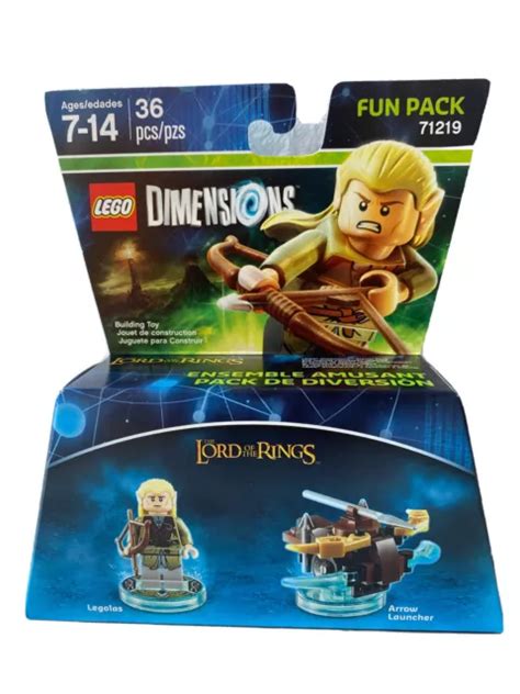 Lego Dimensions Lord Of The Rings Legolas 36 Pcs Fun Pack 71219 Nib 59