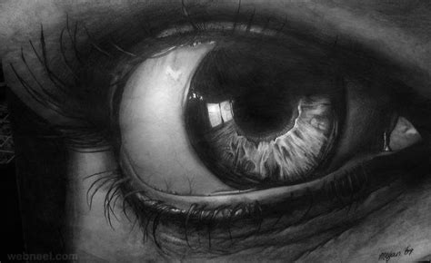 Beautiful And Realistic Pencil Drawings Of Eyes Picz4pin Eye Pencil