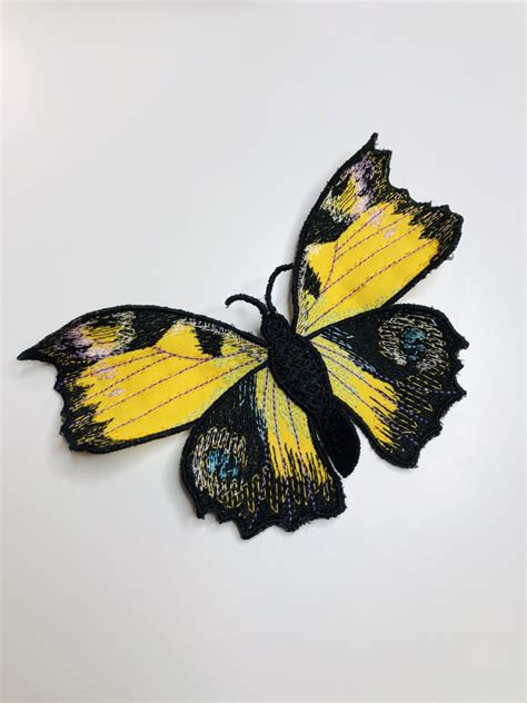 3 D Butterfly Machine Embroidery Design Projects To Make Sulky