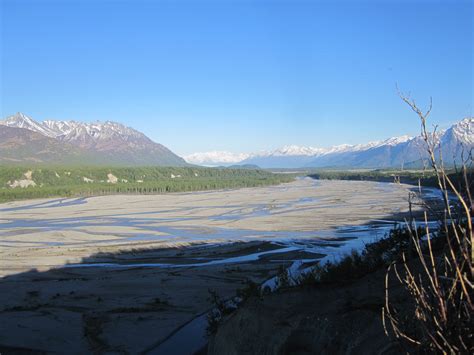 Mat Su River Palmer Alaska Landscape Nature Natural Landmarks