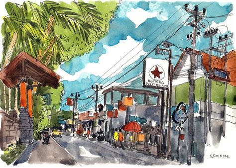 All The Sketches From My Bali Sketching Trip 2014 Parka Blogs