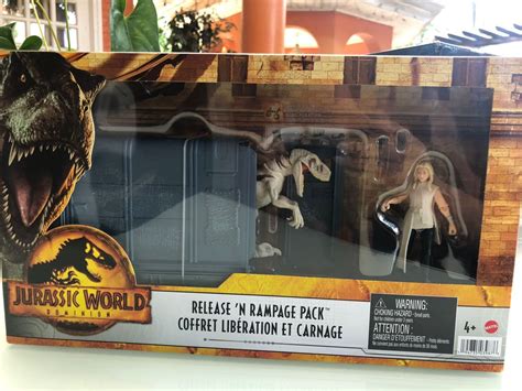 Jurassic World Dominion Release N Rampage Pack Action Figure 2 Pack Soyona Atrociraptor