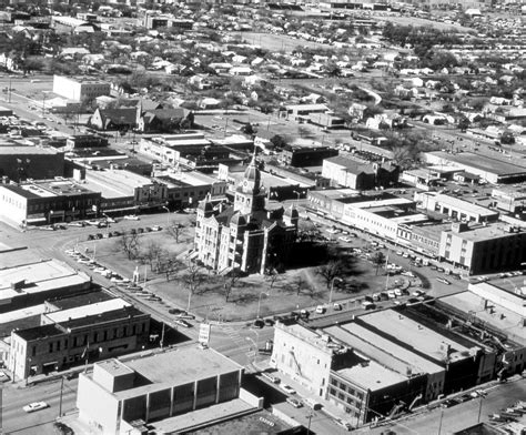 Aerial View Of Denton Square Side 1 Of 1 The Portal To Texas History