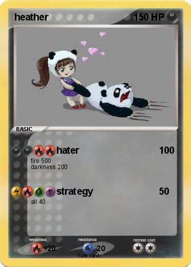 Pok Mon Heather Hater My Pokemon Card