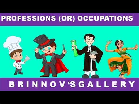 Professions names|Professions pictures|Professions quiz for kids|List of professions|Occupations ...