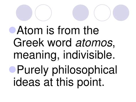 Ppt Atomic Theory Philosophical Idea To Scientific Theory Powerpoint