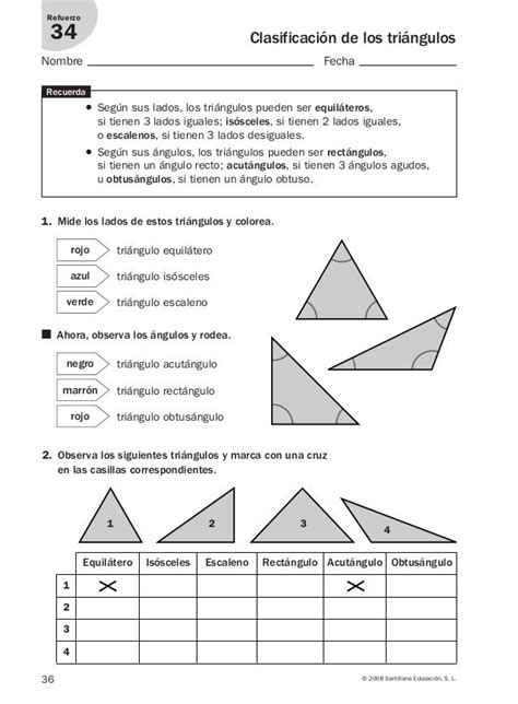 Clasificacion De Triangulos Segun Sus Lados Y Angulos Campuseai