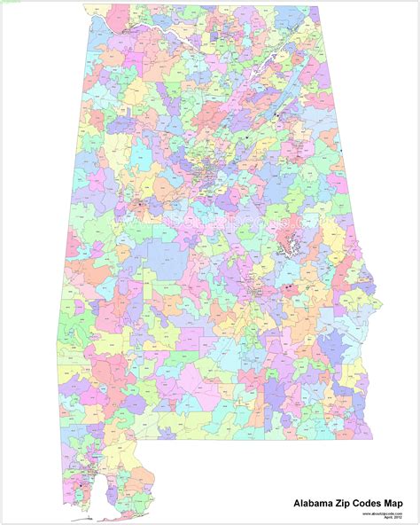 Alabama Zip Code Map Map Coding