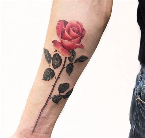 Flower Tattoos Rose Forearm Tattoo 120 Meaningful Ros Flickr